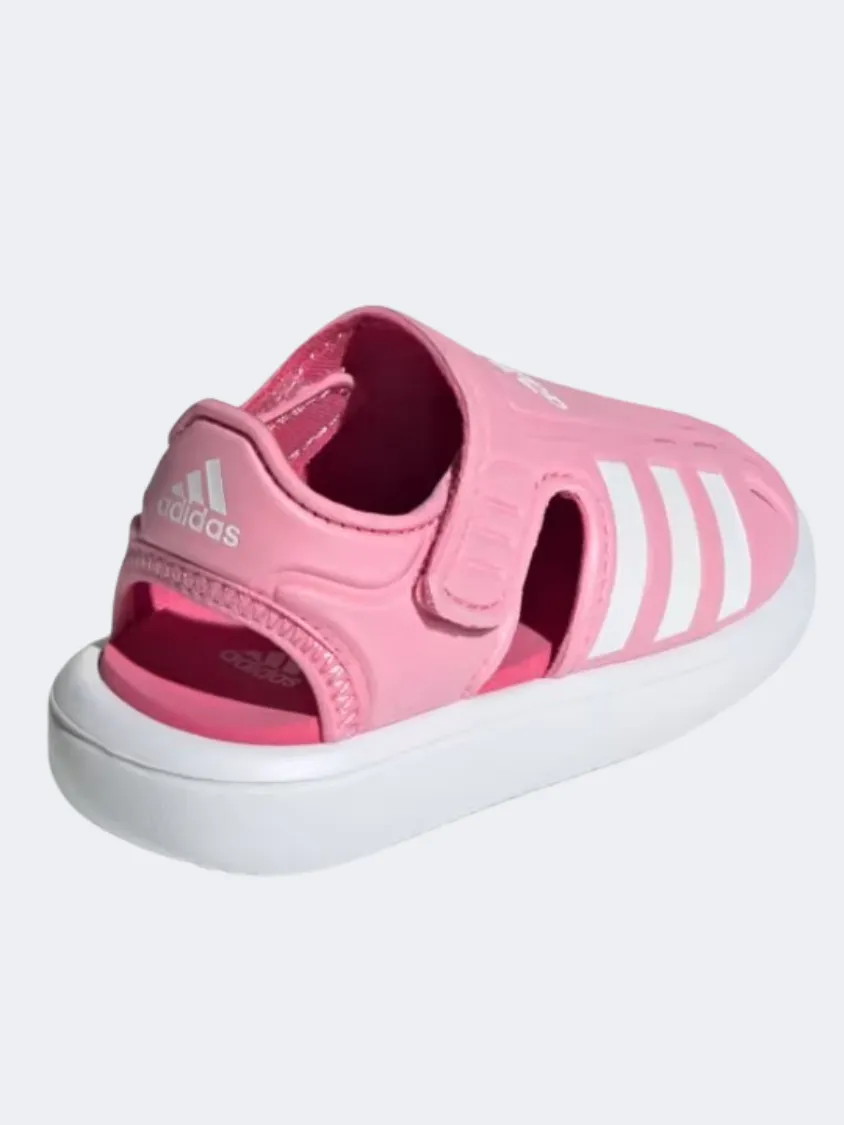 Adidas Infant Girls Sportswear Sandals Pink/White/Magenta