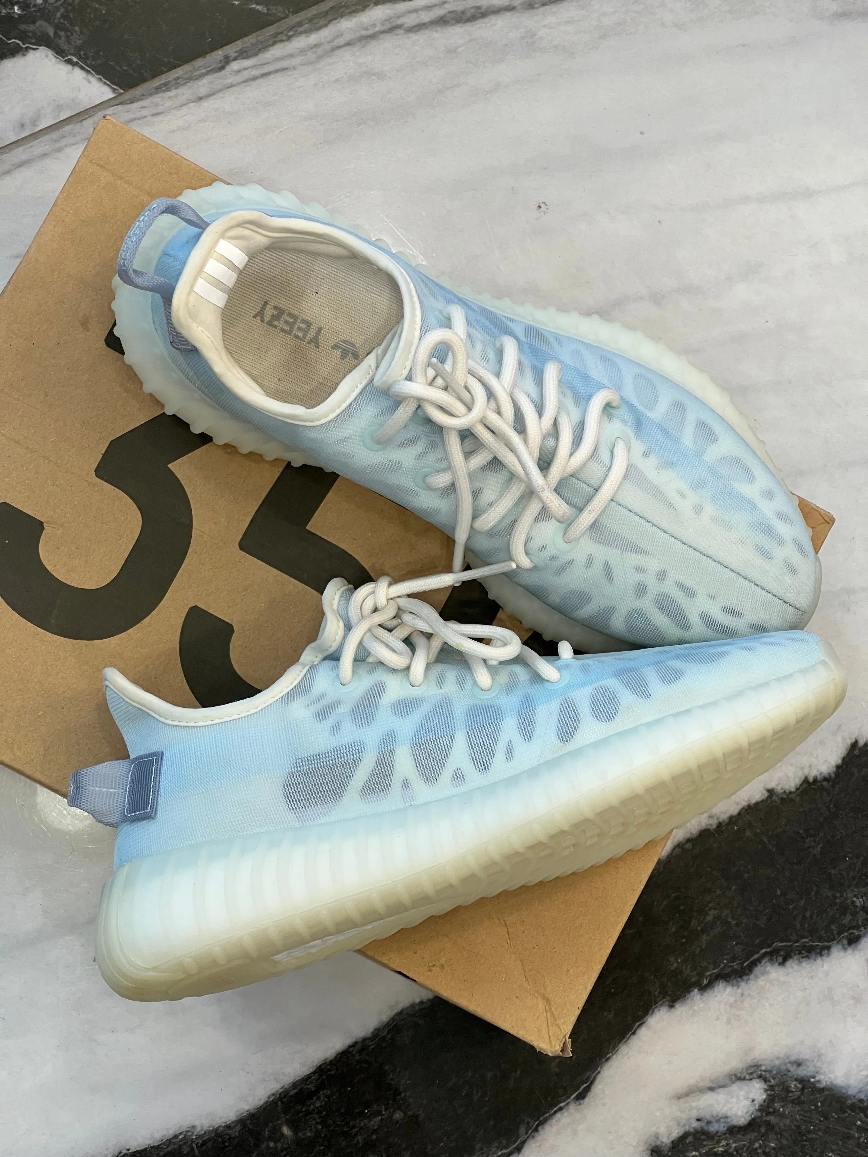 ADIDAS YEEZY BOOST 350 V2 SNEAKERS-MONO ICE