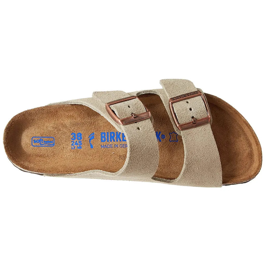 Arizona Soft Footbed Suede Unisex Slides Sandals