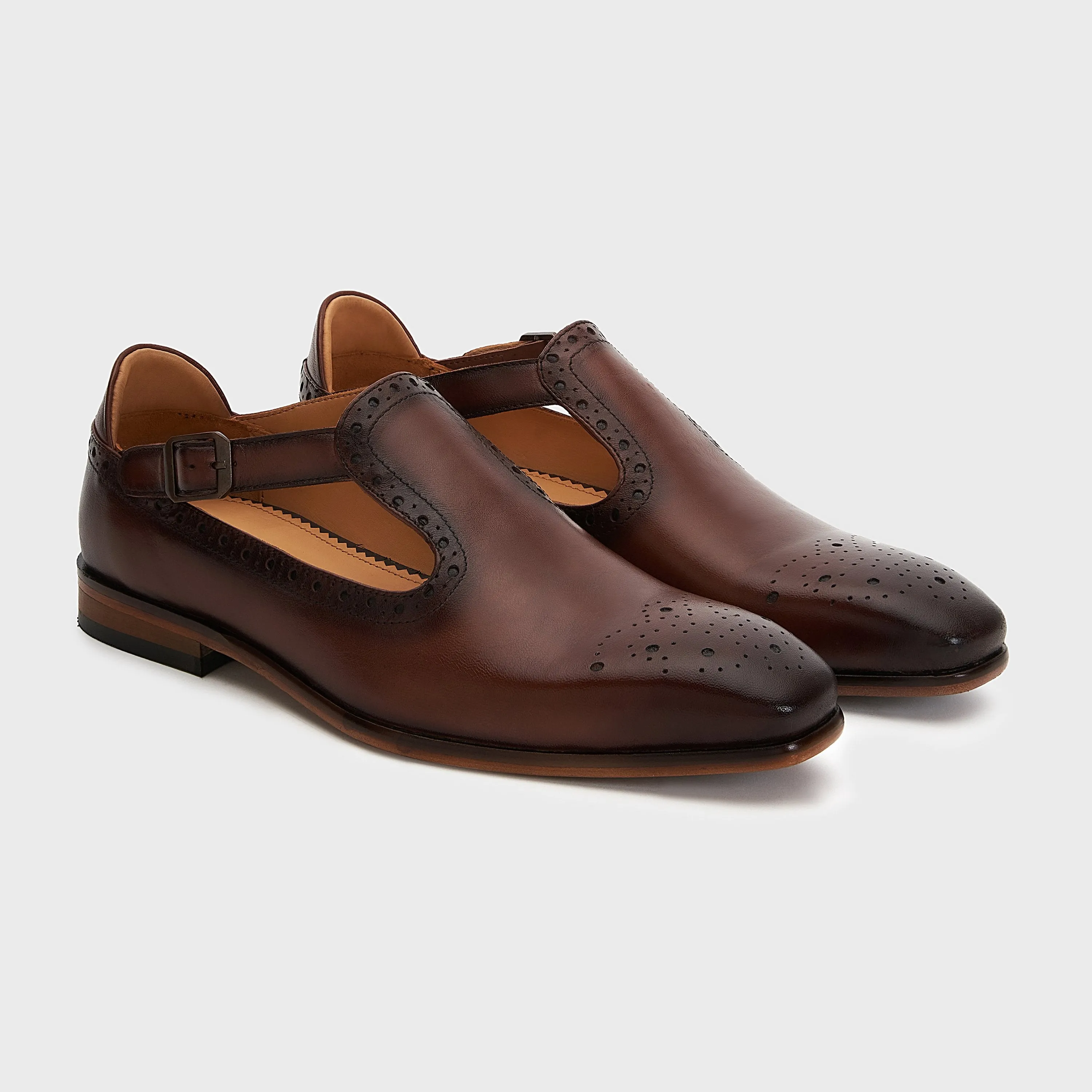 Bagh Brogue | Choco Brown Leather