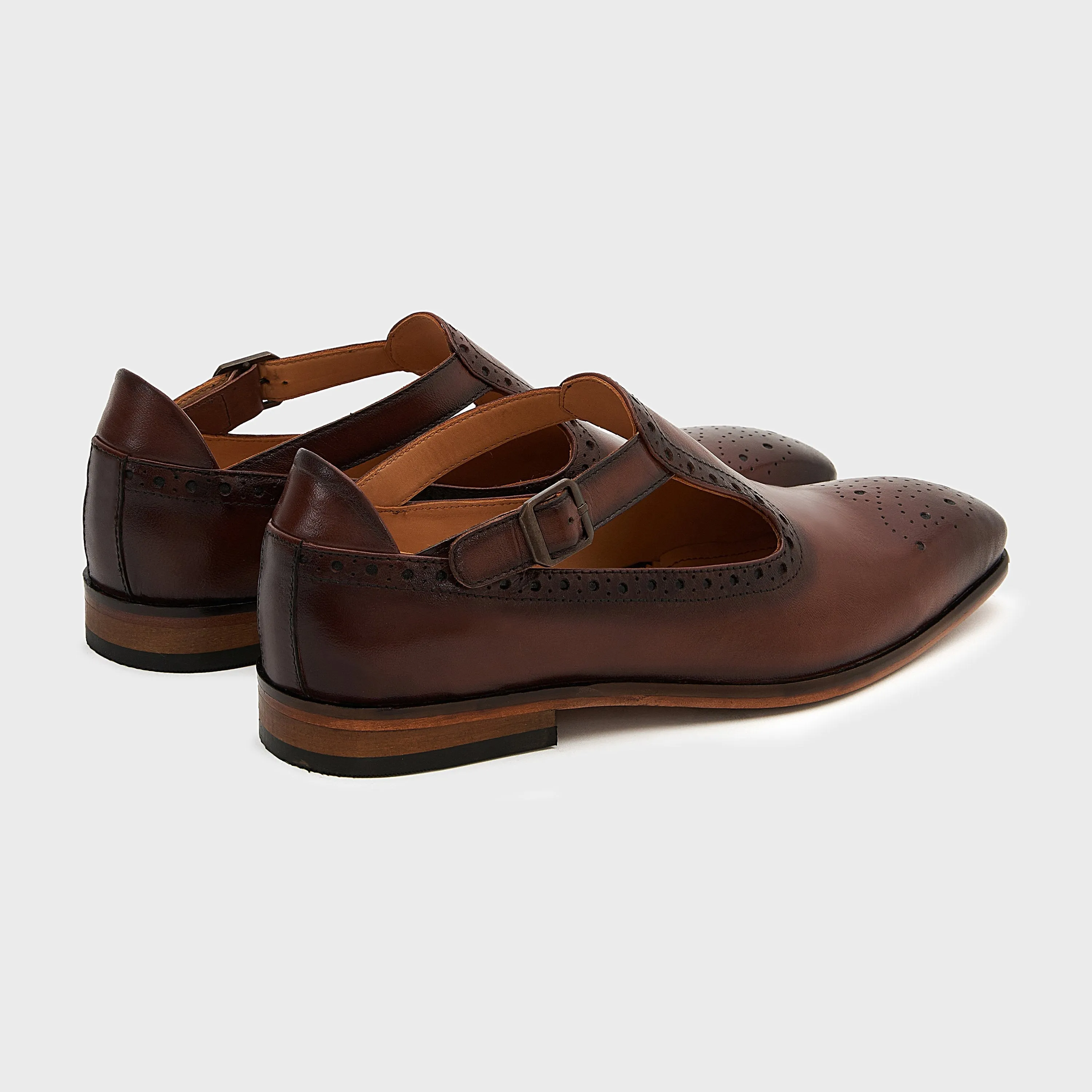 Bagh Brogue | Choco Brown Leather