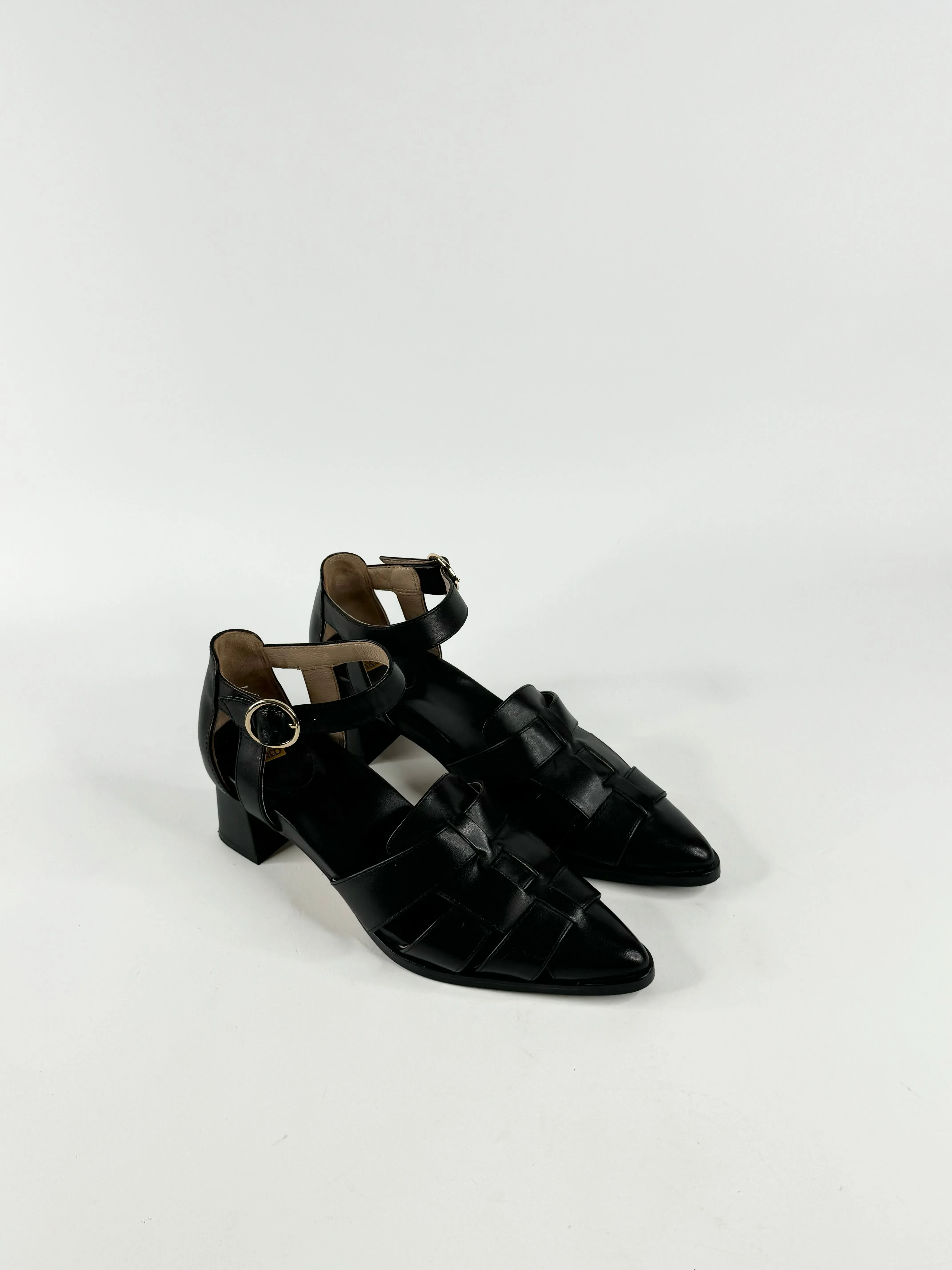 Bared Black Pardusco Sandals - EU39