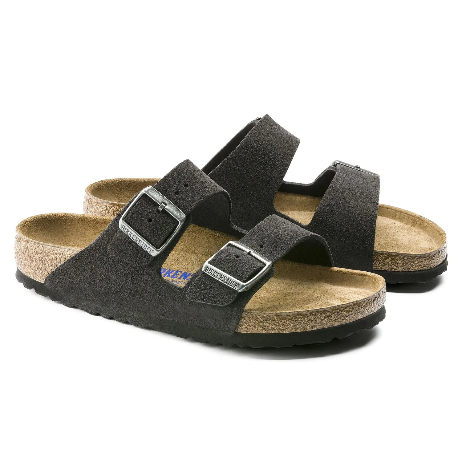 BIRKENSTOCK ARIZONA MOCHA SUEDE LEATHER Narrow