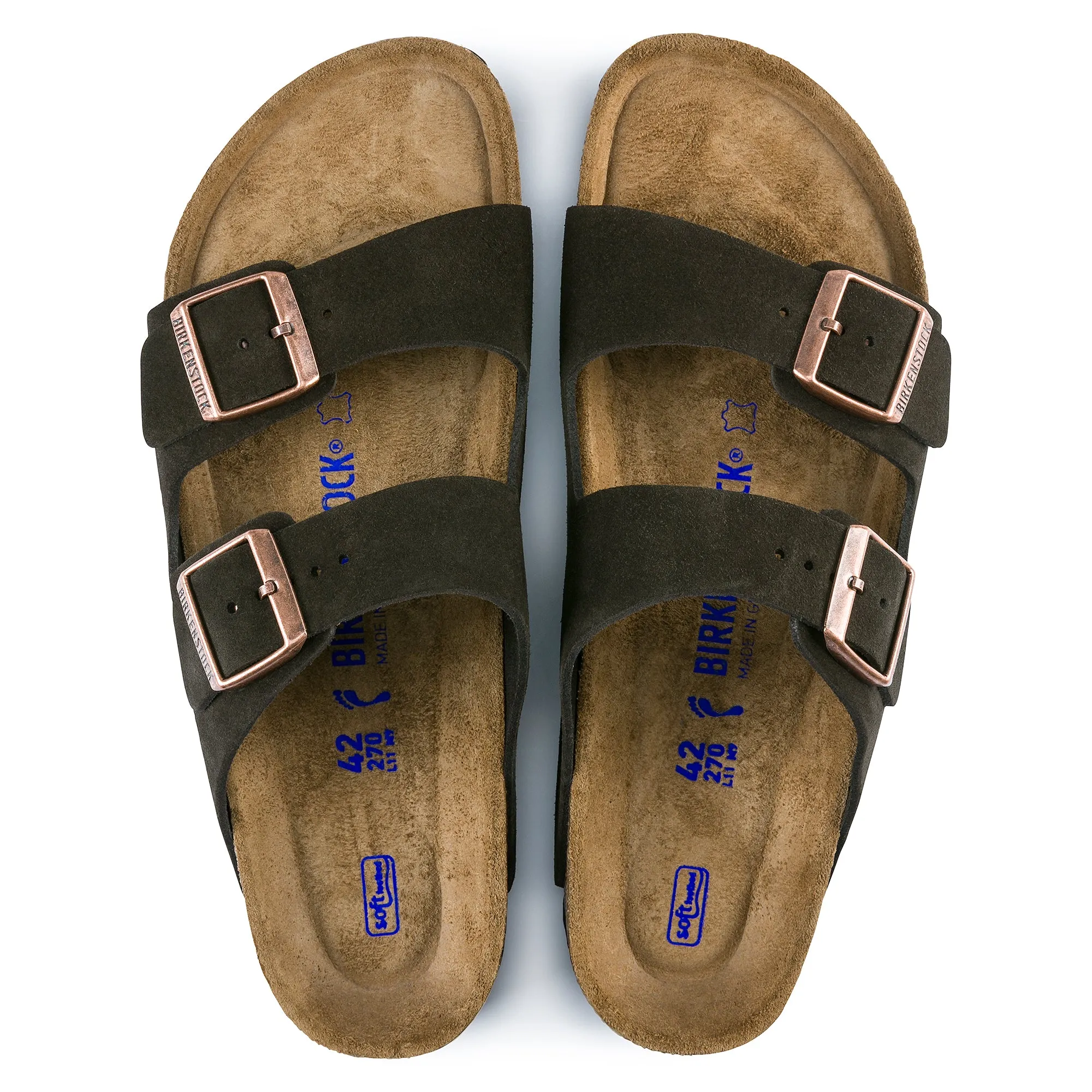 Birkenstock Arizona Soft Footbed SuedeLeather Sandals