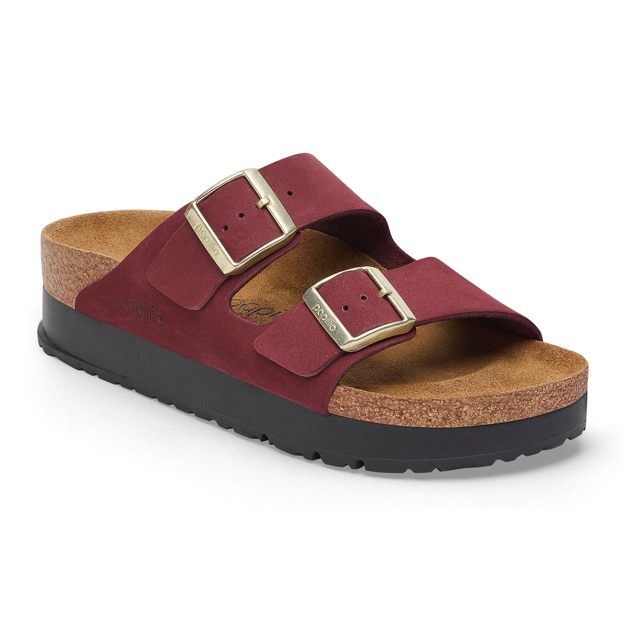 Birkenstock Papillio Arizona Flex Platform Nubuck Leather Women's