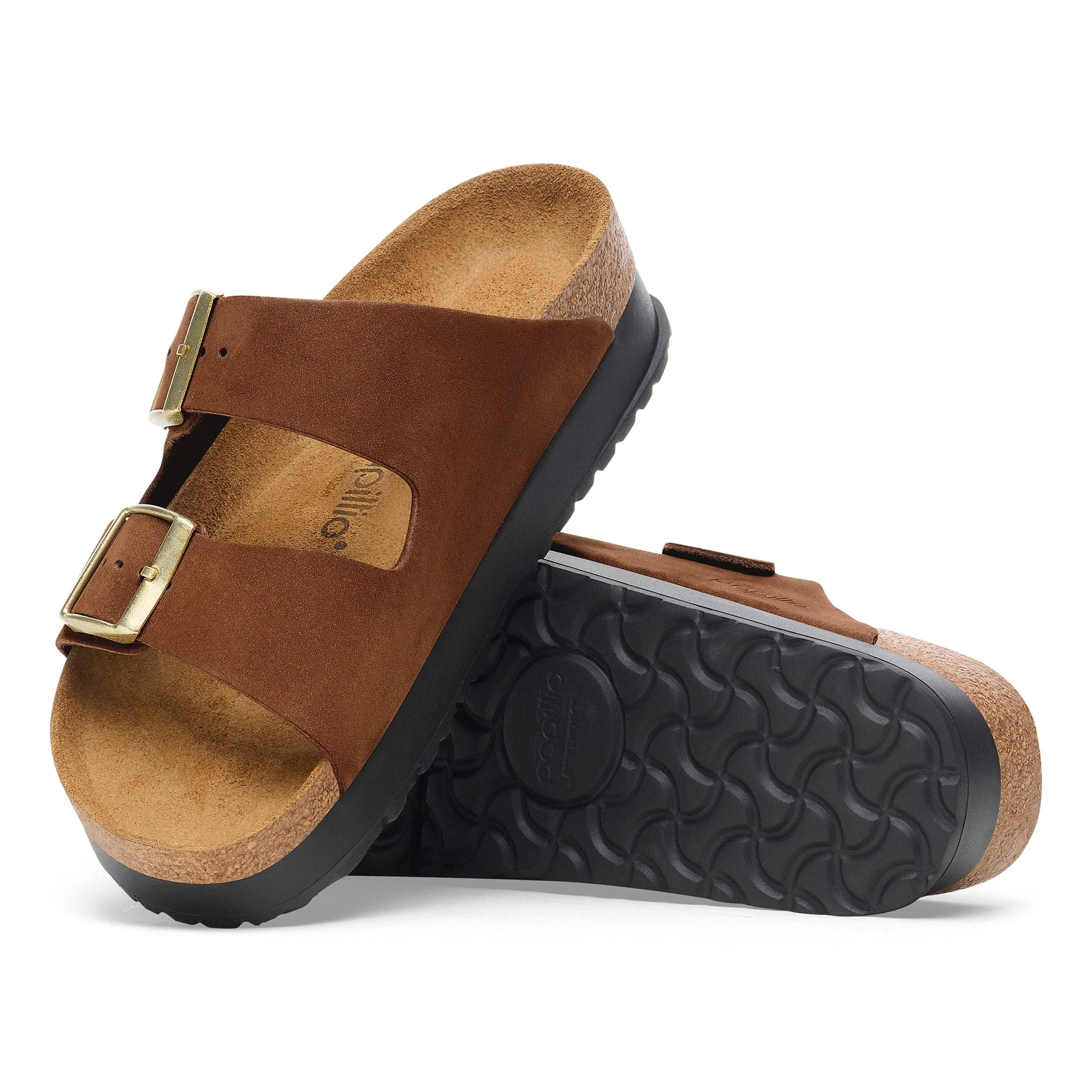 Birkenstock Papillio Arizona Flex Platform Nubuck Leather Women's