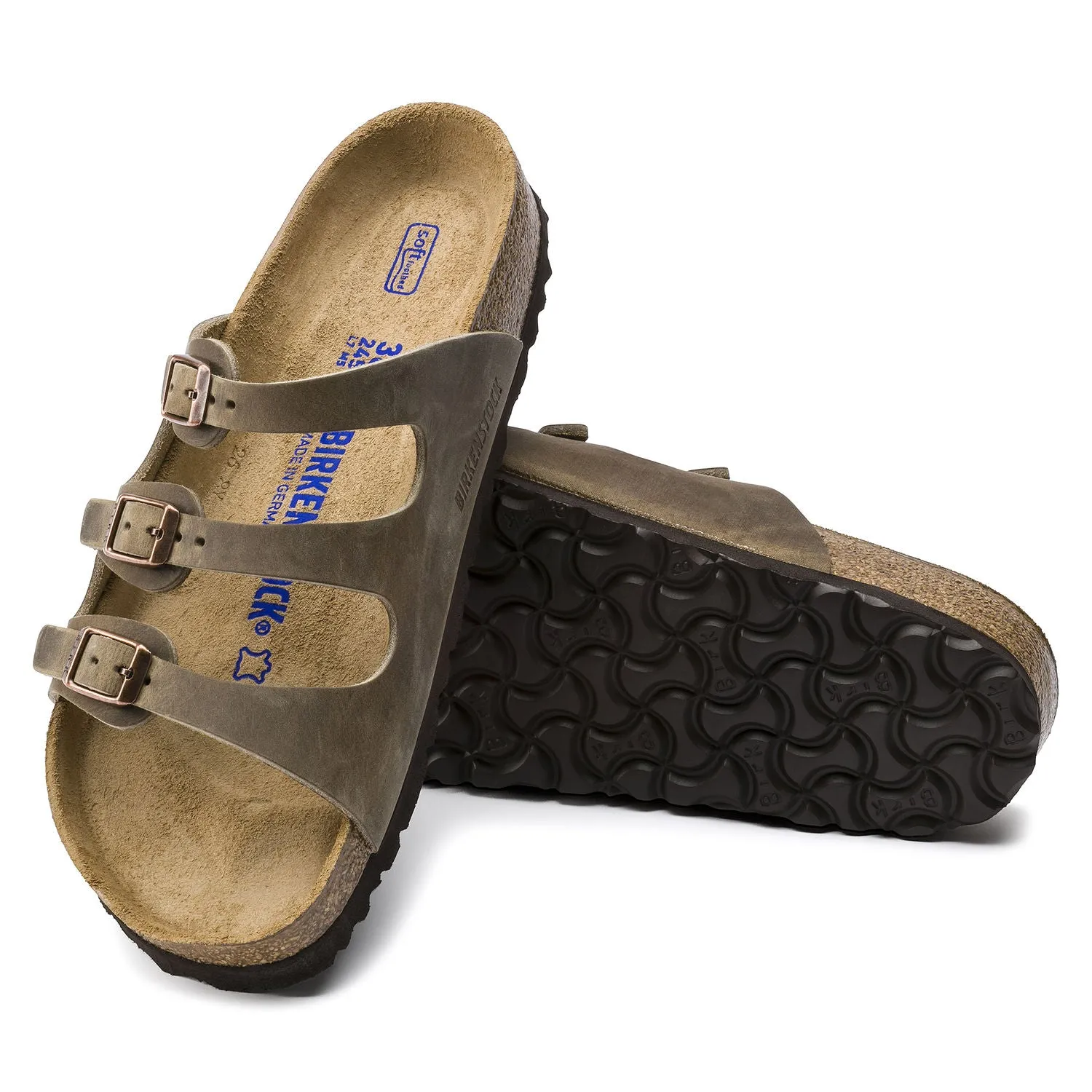 Birkenstock Women's Florida Soft Footbed - Tobacco | Oiled Leather 1011432