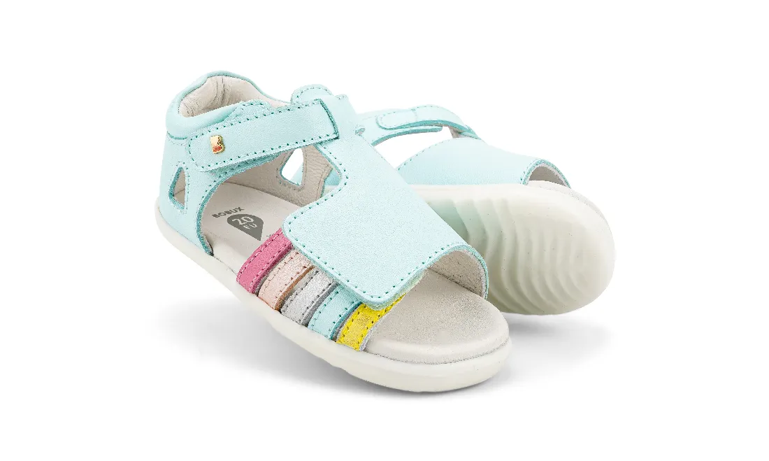 BOBUX - STEP UP MIRROR SANDAL: MIST  DUSK PEARL