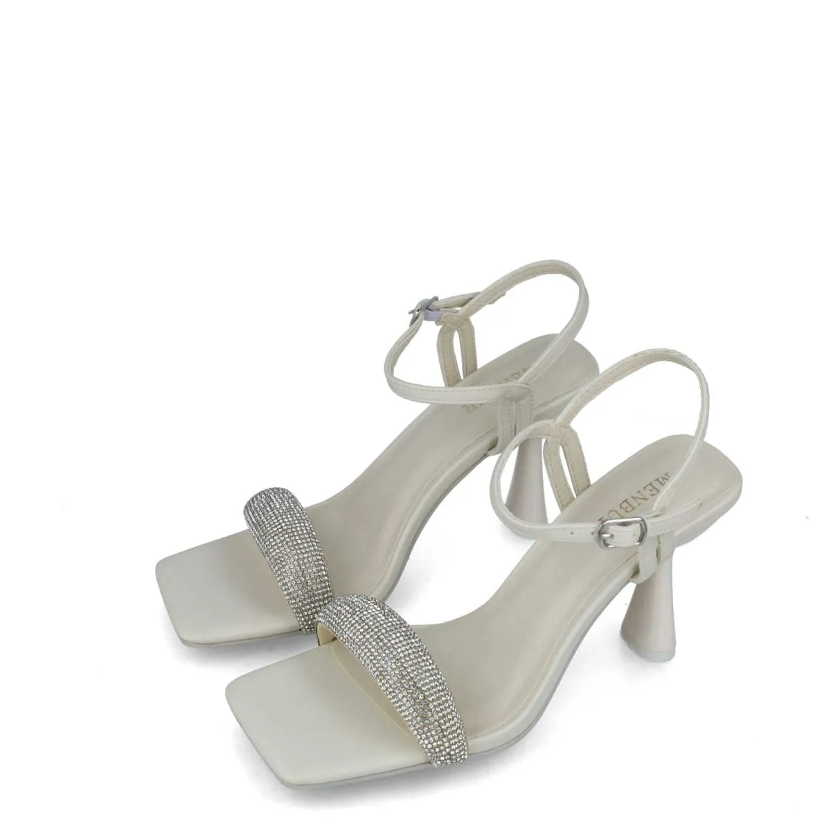 Bold Square Toe Rounded-Heeled Sandals for Occasions