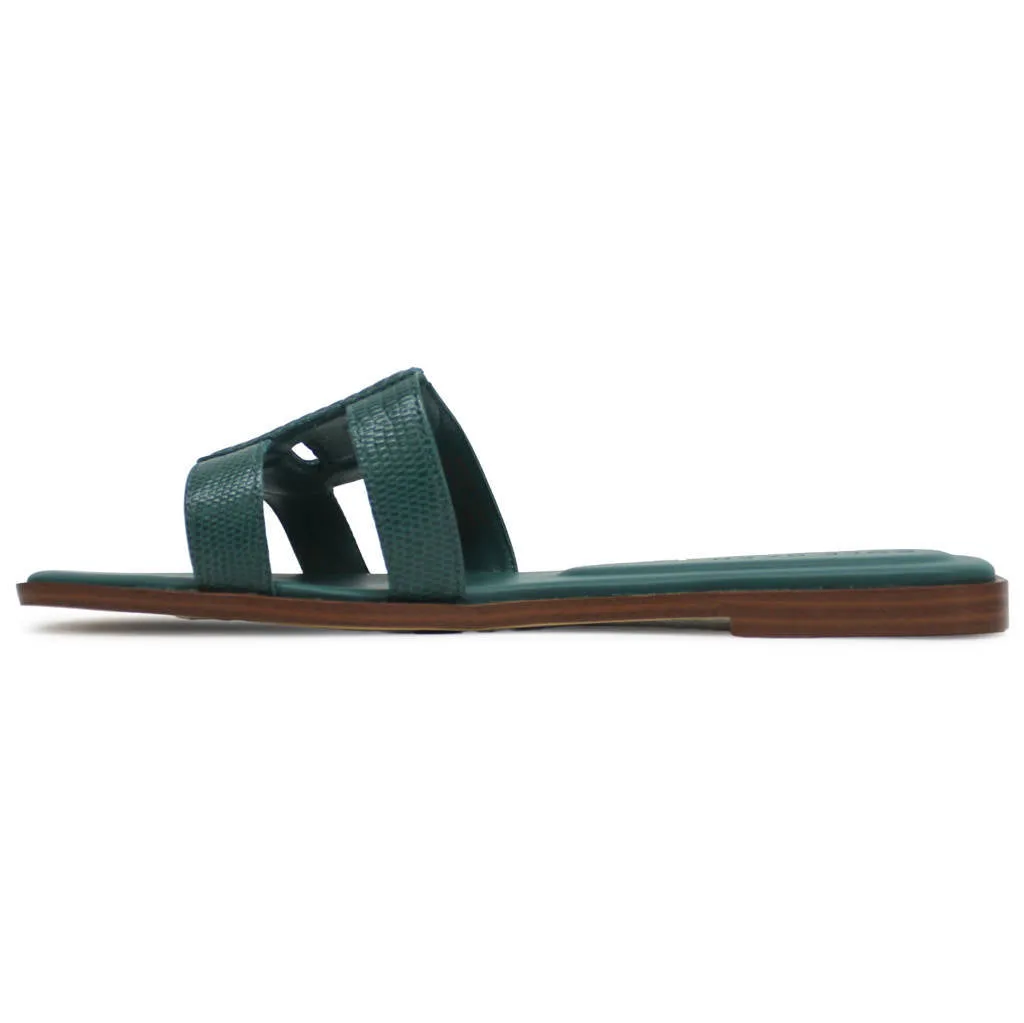 Chrisee Leather Women's Slides Sandals