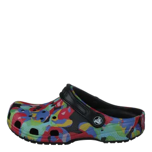 Classic Bubble Block Clog K Black/multi