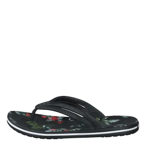 Crocband Botanical Print Flp W Black/tropical