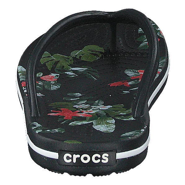 Crocband Botanical Print Flp W Black/tropical