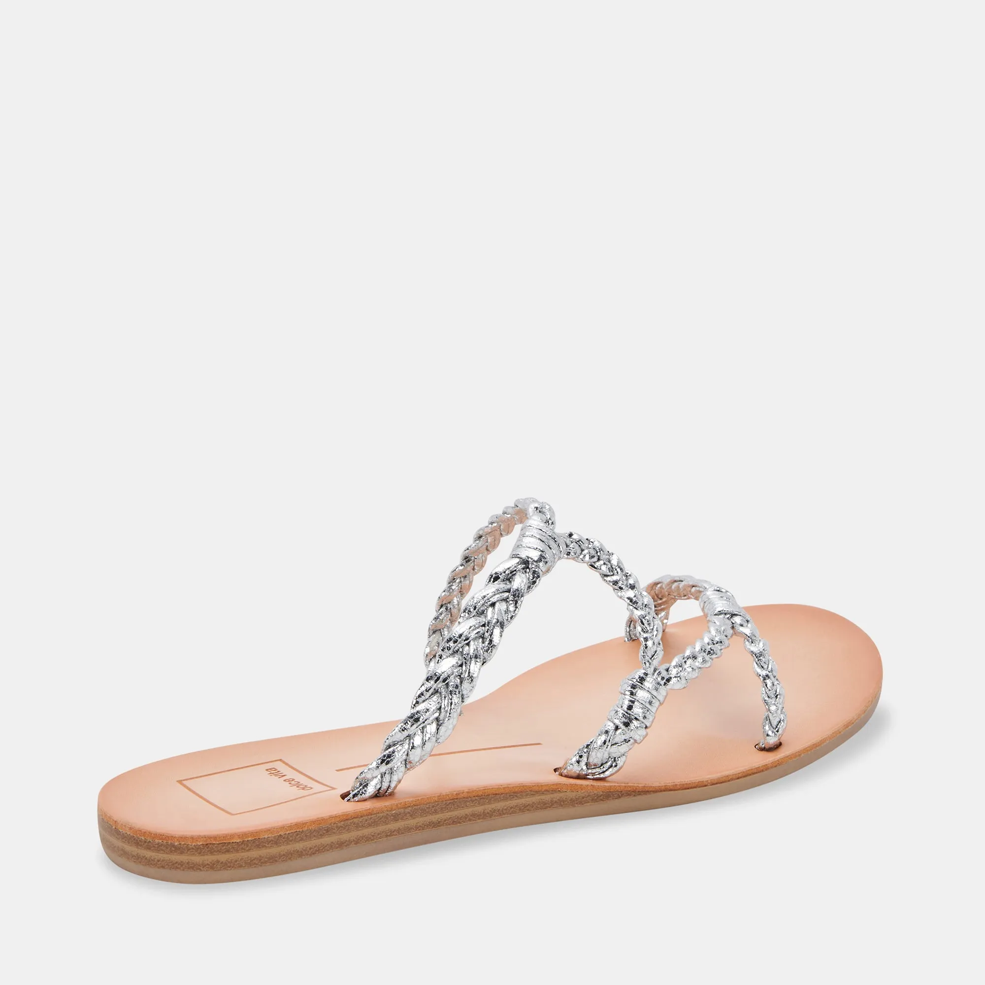 DION SANDALS SILVER METALLIC STELLA