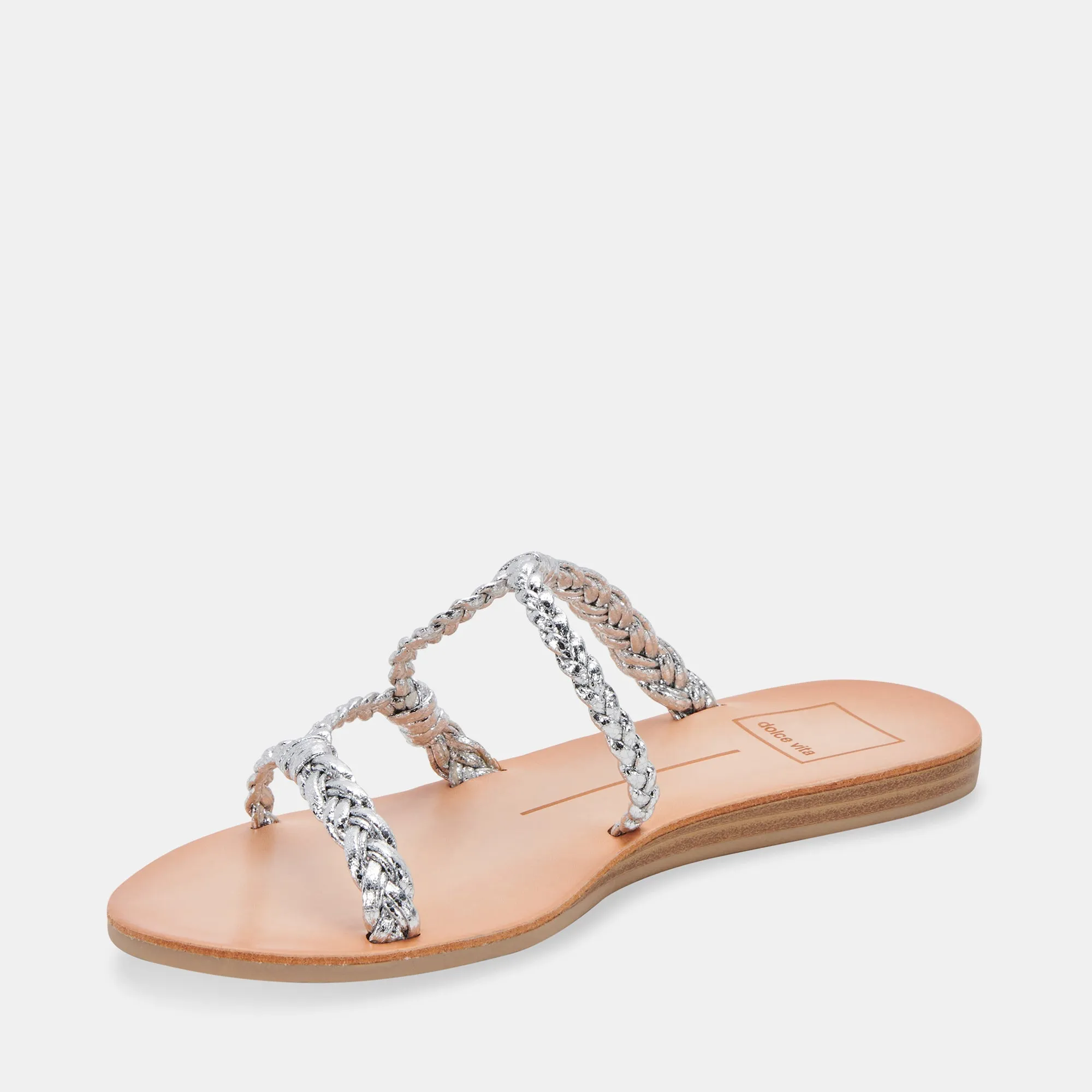 DION SANDALS SILVER METALLIC STELLA