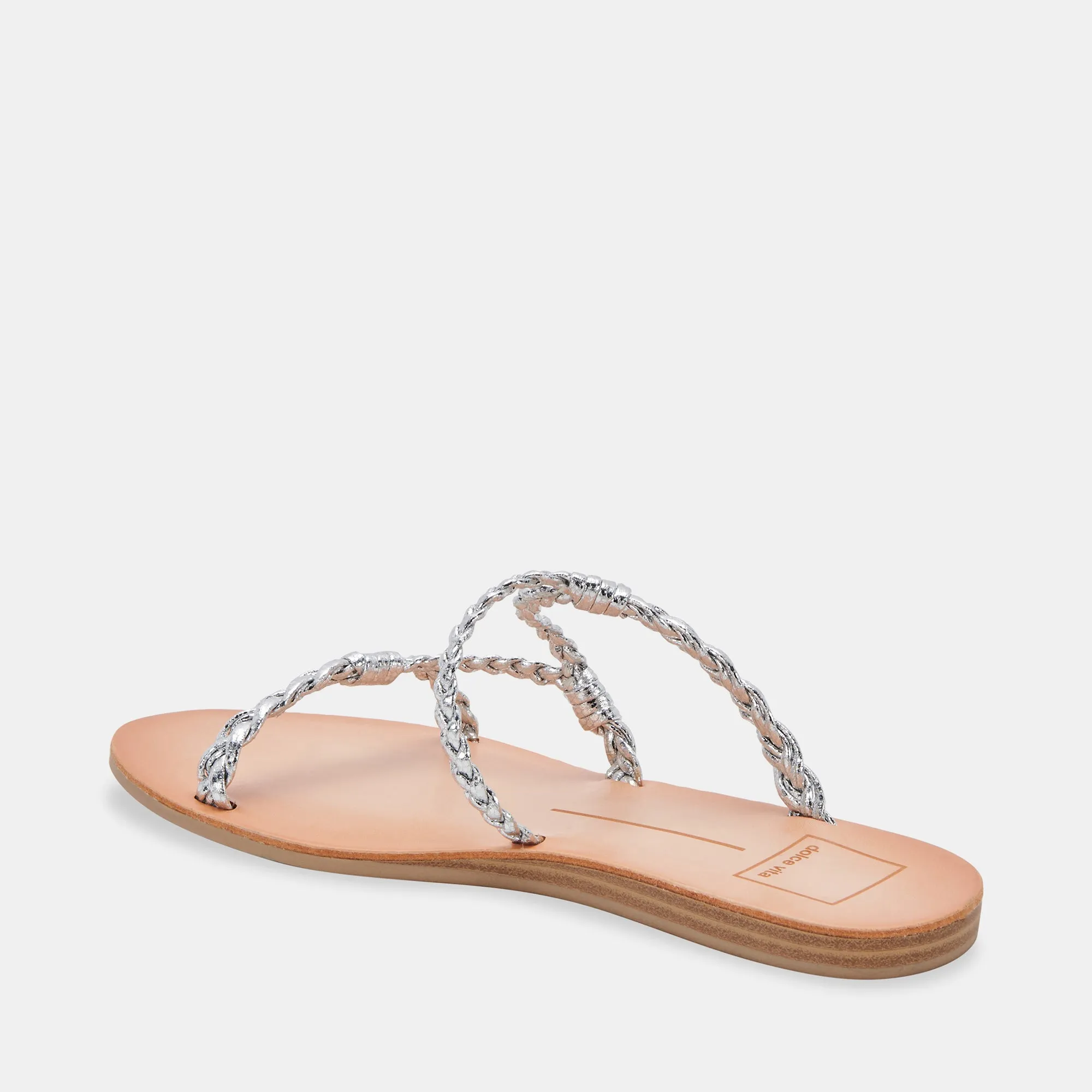 DION SANDALS SILVER METALLIC STELLA