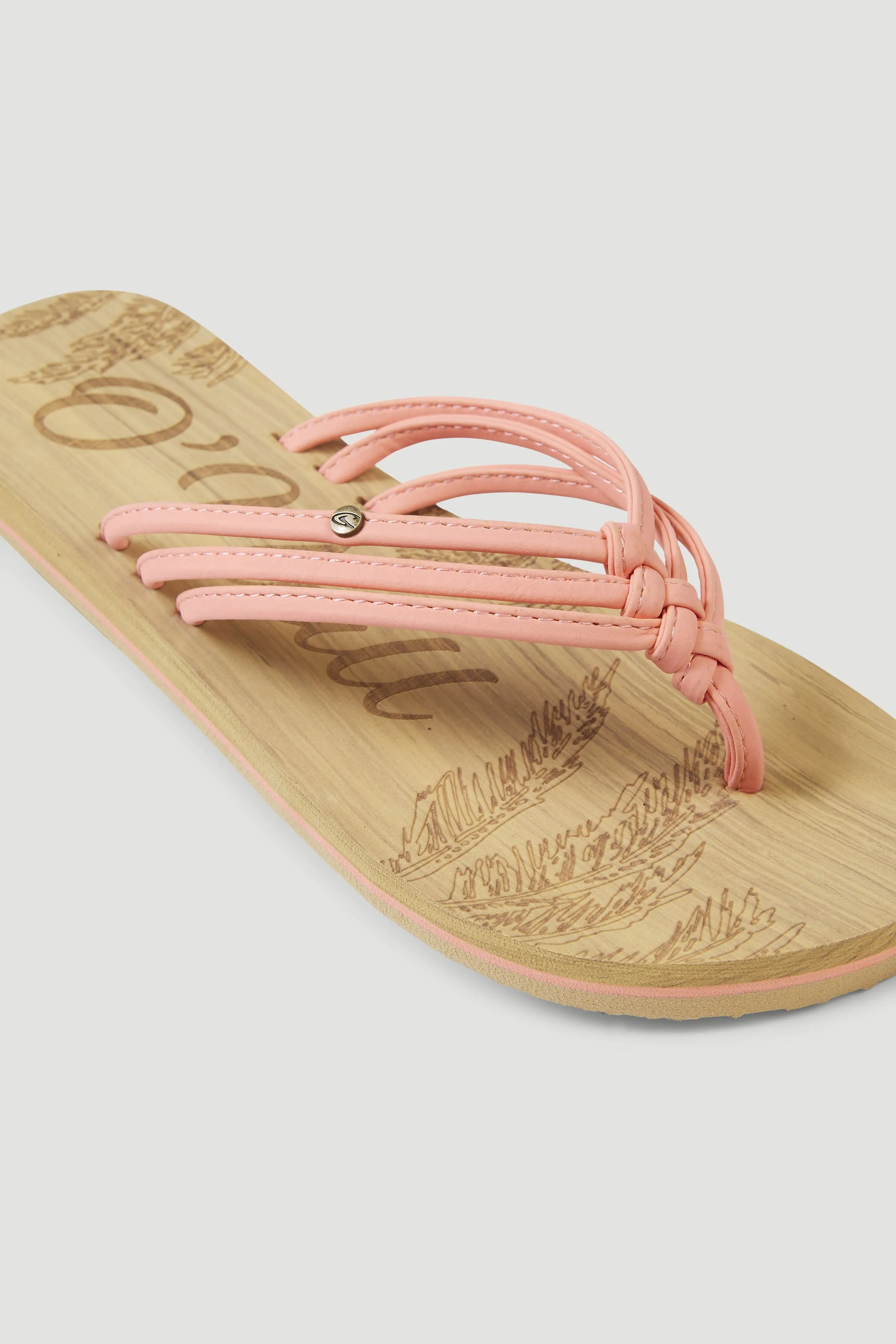 Ditsy Sandals | Georgia Peach