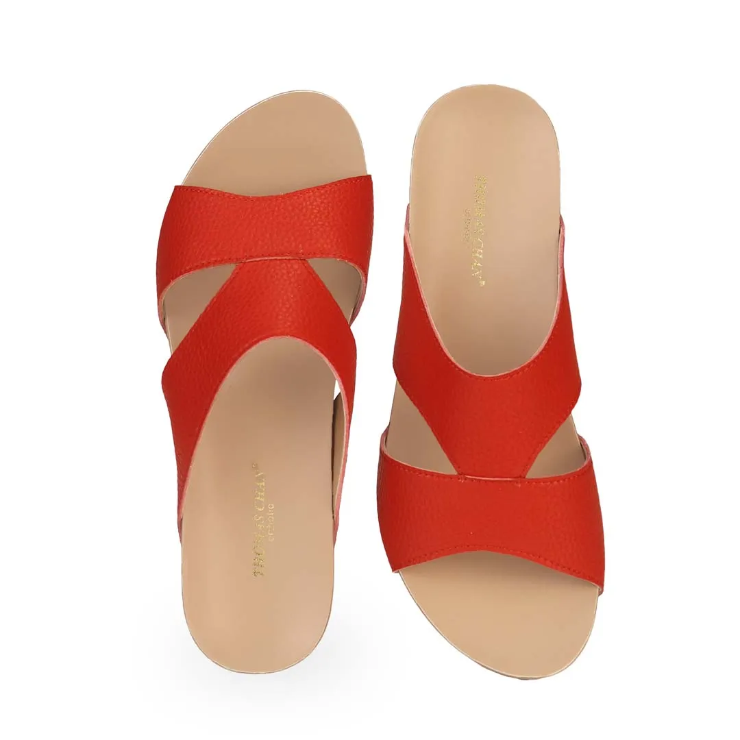 [EXTRA 20% off at cart] Pebble Lychee Everyday Low Wedge Slides