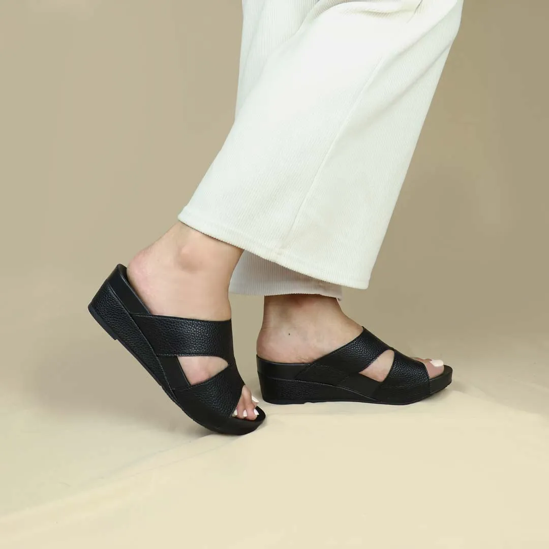 [EXTRA 20% off at cart] Pebble Lychee Everyday Low Wedge Slides