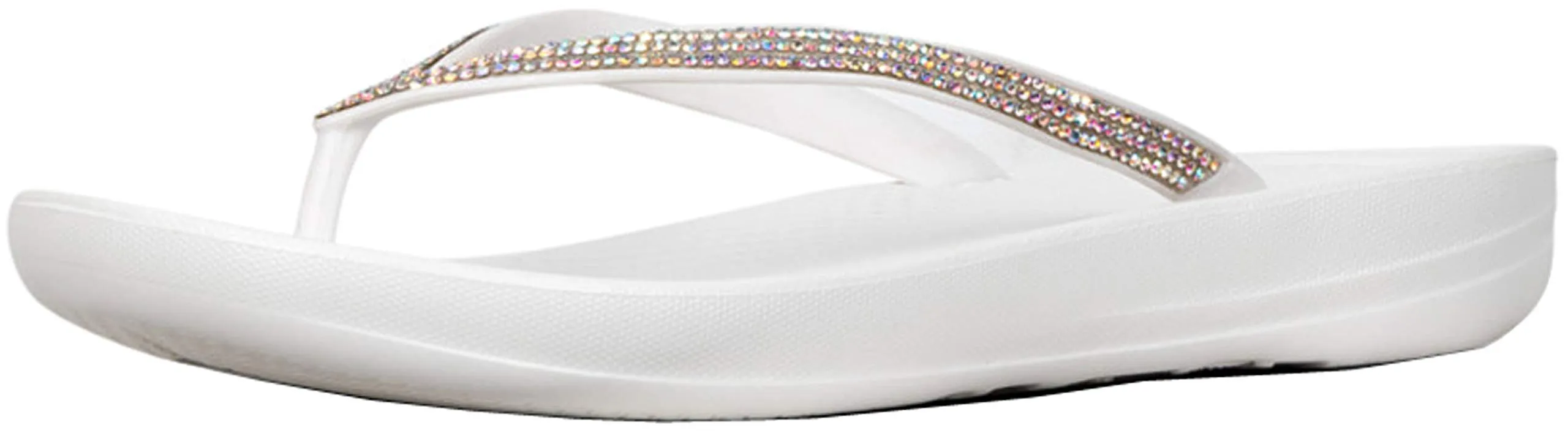 FitFlop Women's IQUSHION Sparkle, Urban White