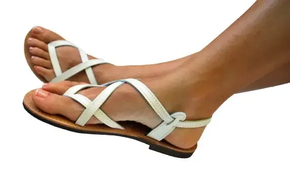 Forma Artisan Series : Leather Flat Sandal (Natural Tan)