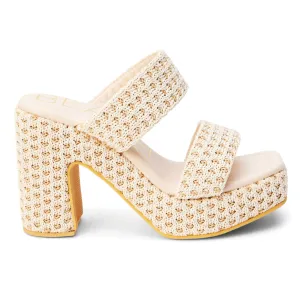 Gem Platform Block Heel Sandals