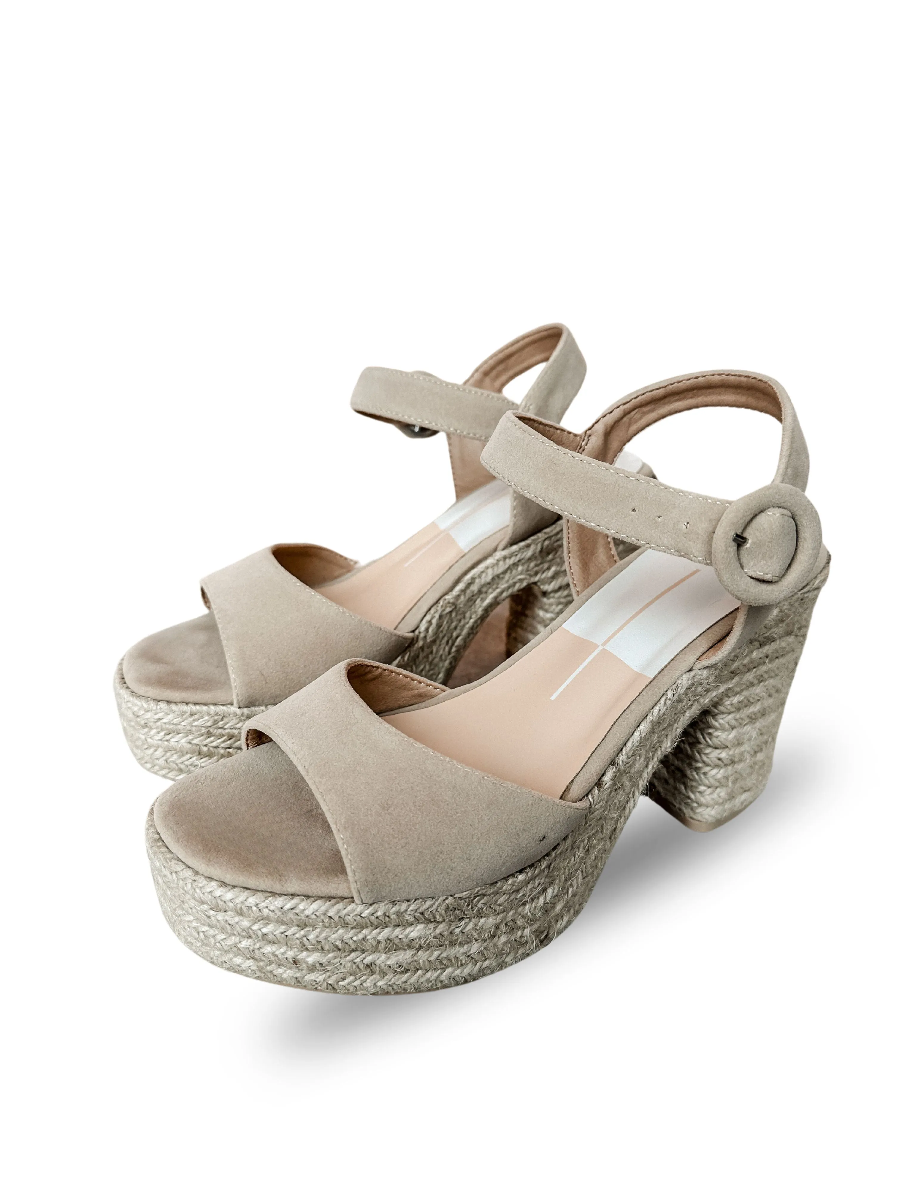 Jana Heeled Sandal-Beige