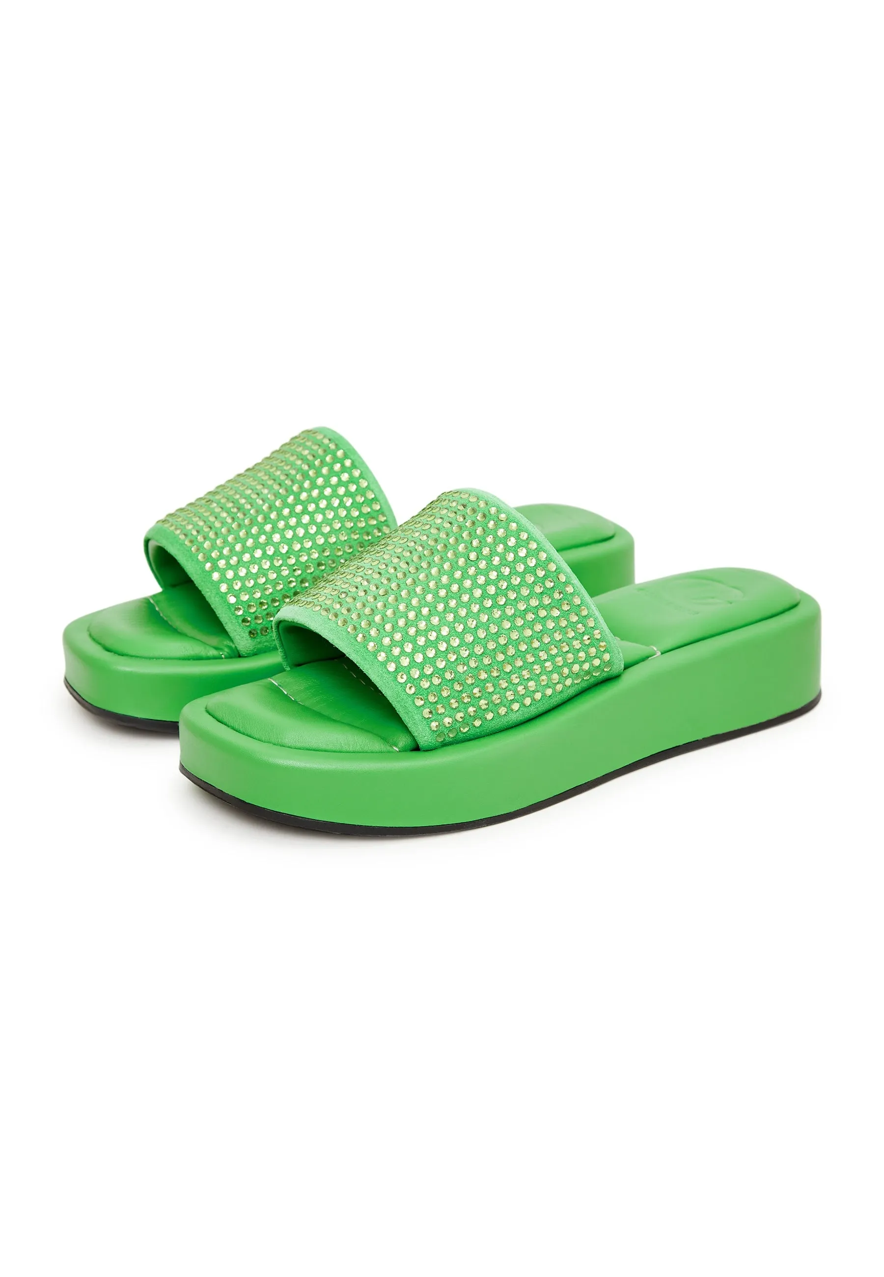 Jewel Platform Mule - Green