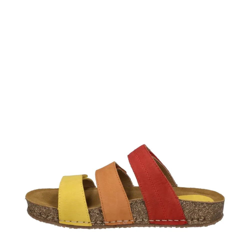 Josef Seibel Women's Hannah 03 Slide Sandal (Yellow Multi)