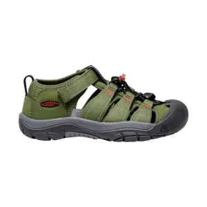 KEEN Big Kids' Newport H2 - Olive Drab/Orange - ONLINE STORE CREDIT/EXCHANGE ONLY