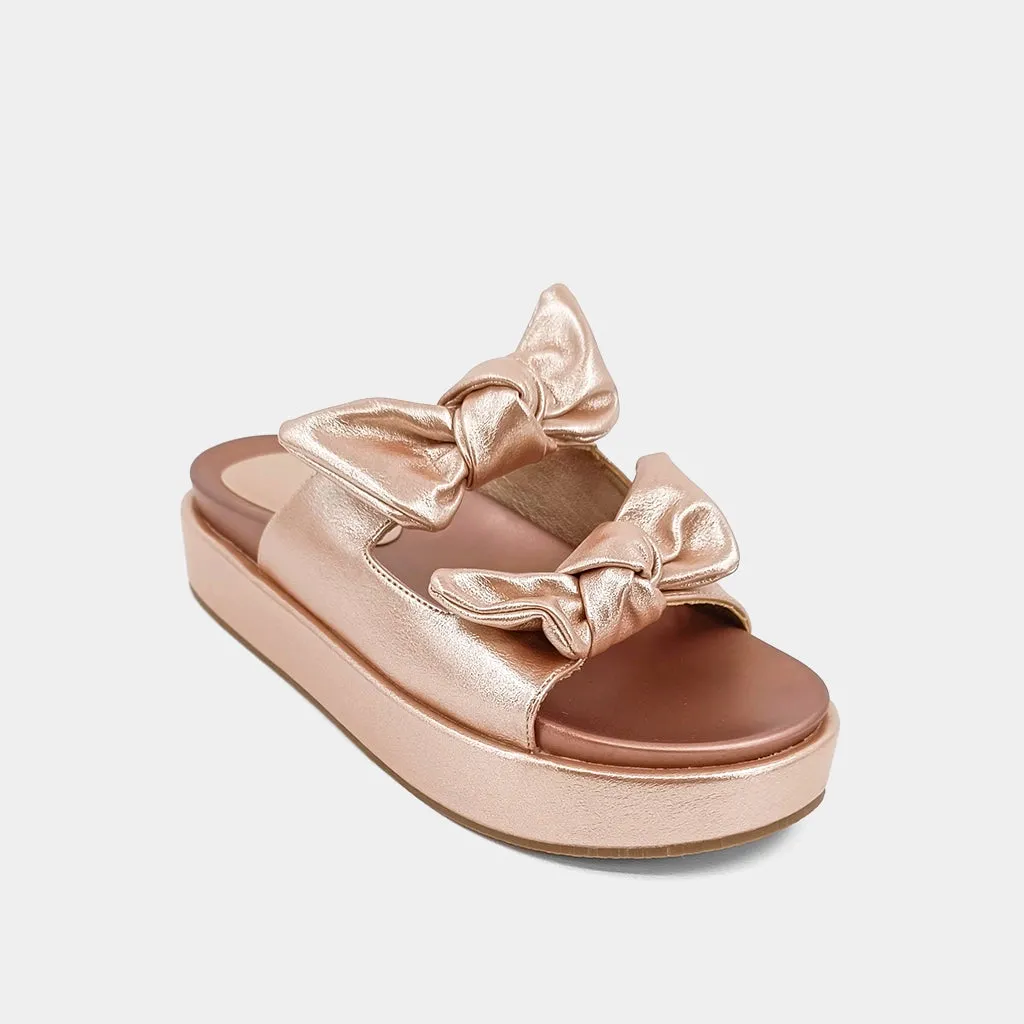 Kiki Platform Sandal - Rose Gold