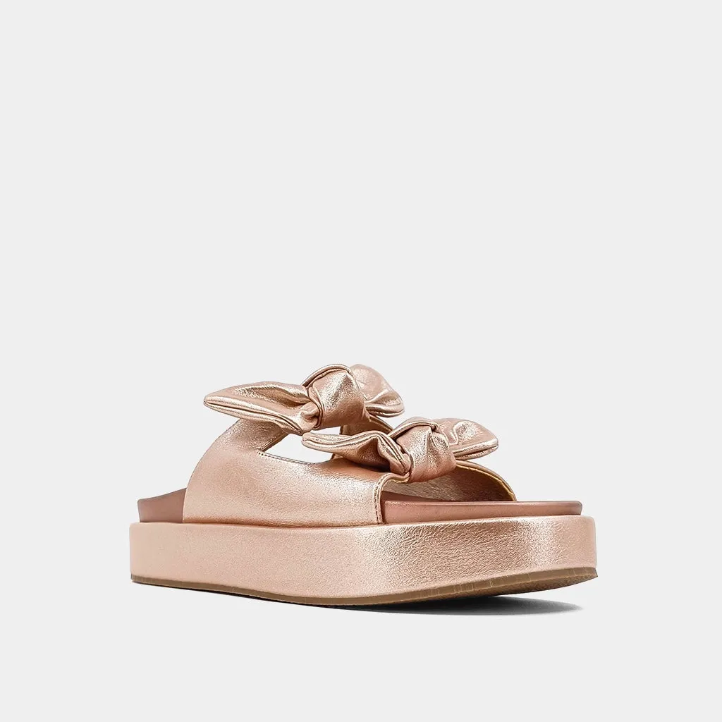 Kiki Platform Sandal - Rose Gold