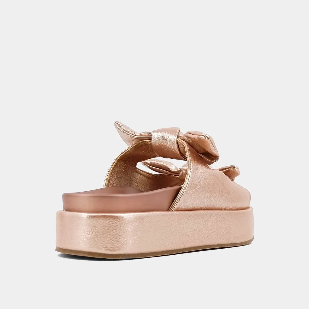 Kiki Platform Sandal - Rose Gold