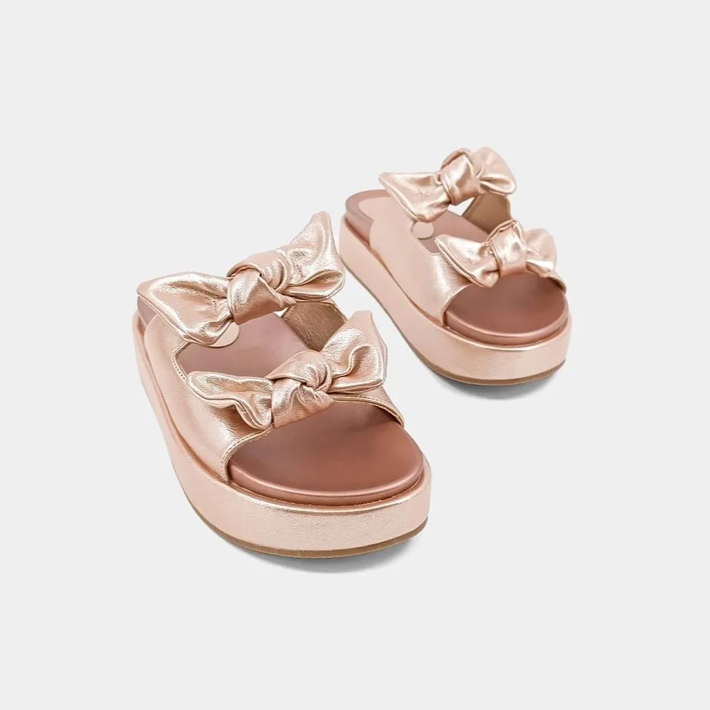 Kiki Platform Sandal - Rose Gold