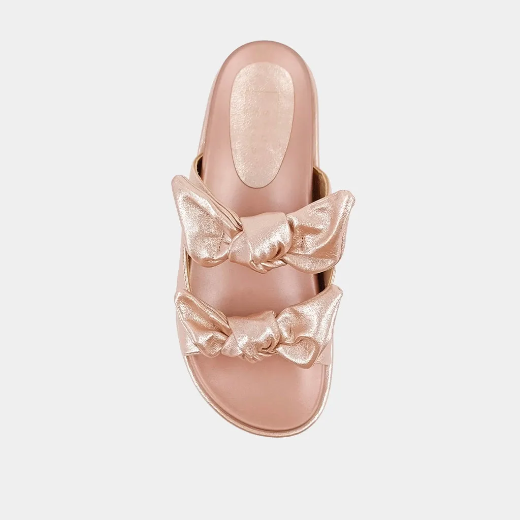 Kiki Platform Sandal - Rose Gold