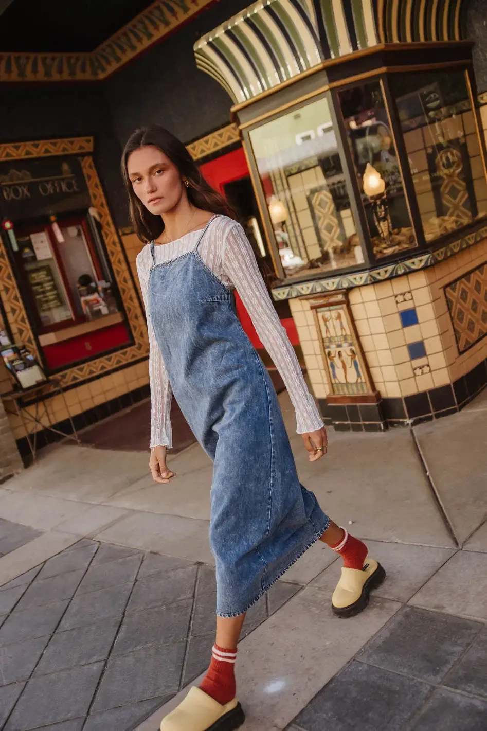 Marisol Denim Midi Dress