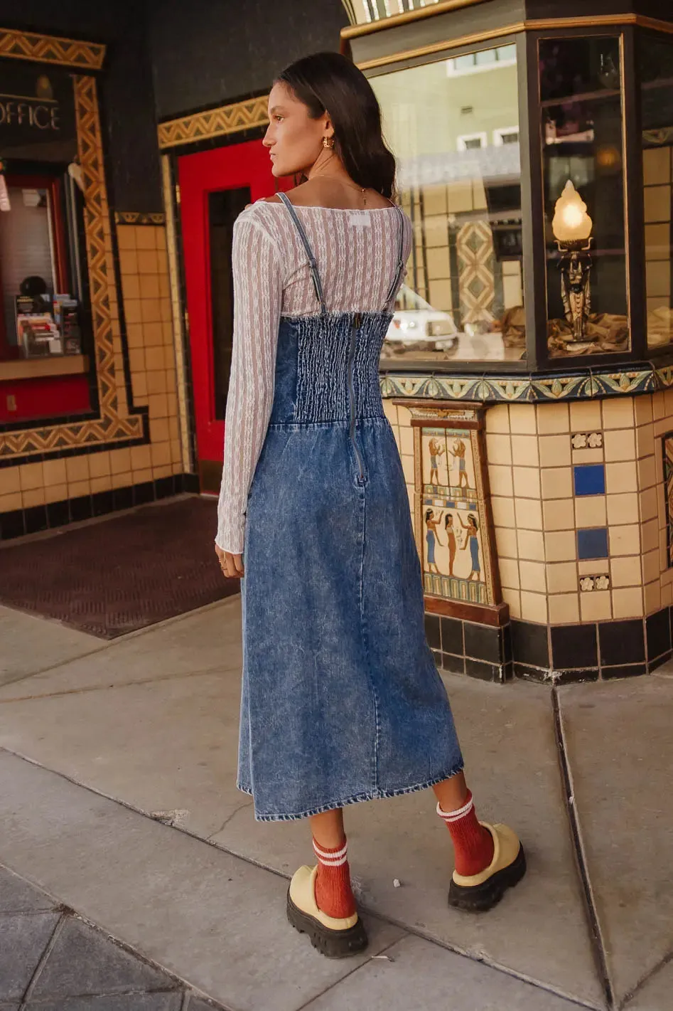 Marisol Denim Midi Dress