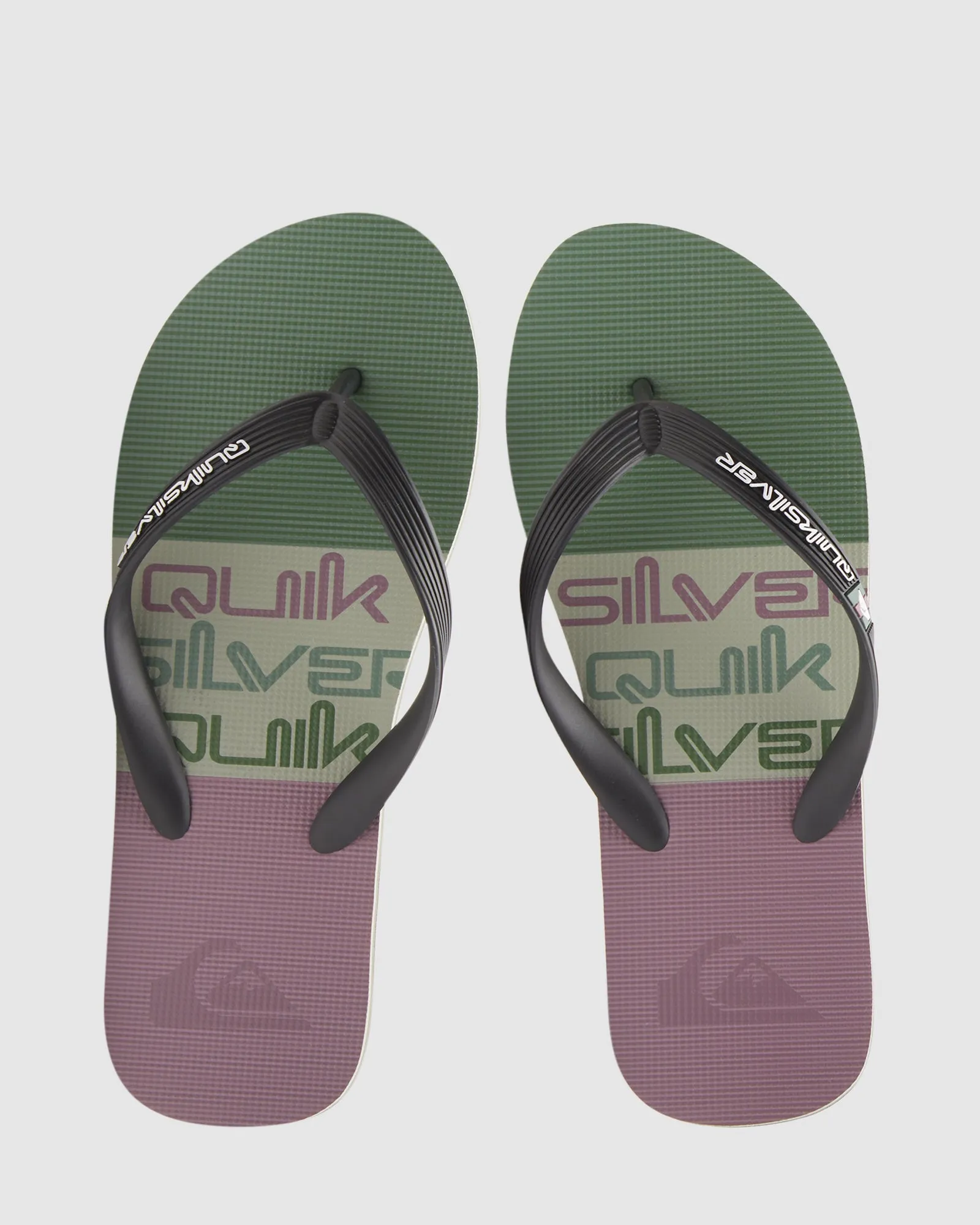 Mens Molokai Stripe Beach Flip-Flops