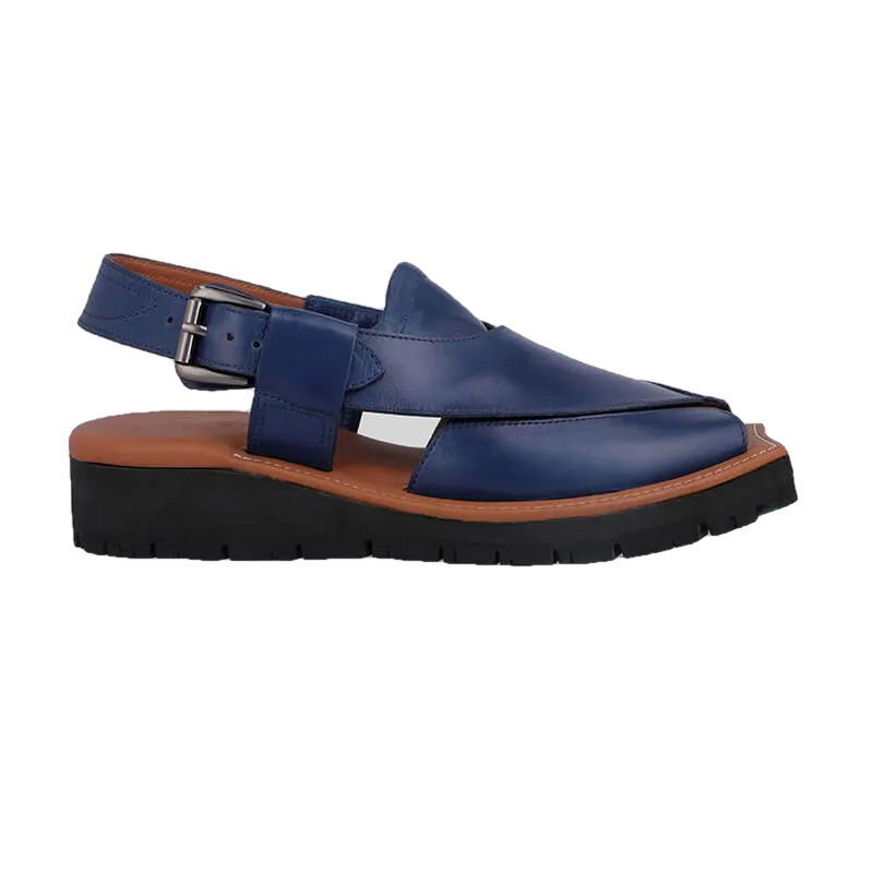 Mikaal C2R Mens Cowhide Rugged Leather Sandals Peshawari Chappal