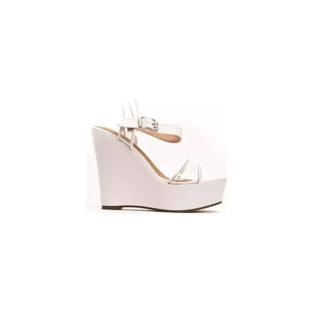 Péché Originel White Polyethylene Women Sandal