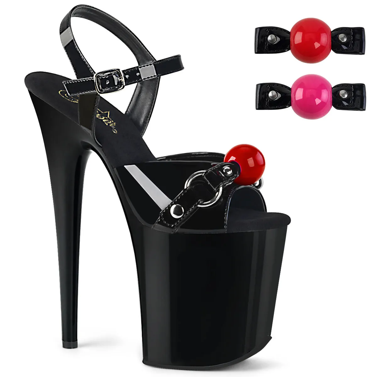 Pleaser Flamingo-809GB Ankle Strap Sandal