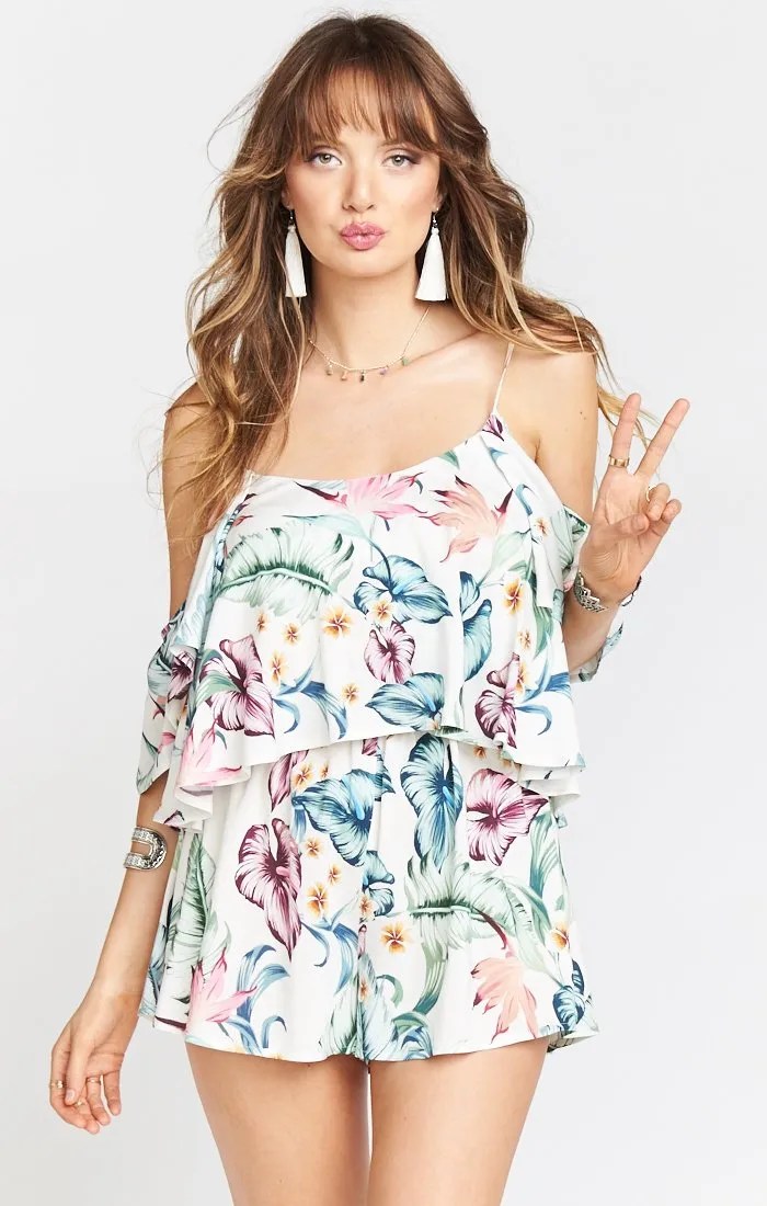 Quinn Ruffle Romper