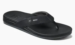 Reef Mens Cushion Spring Black Grey