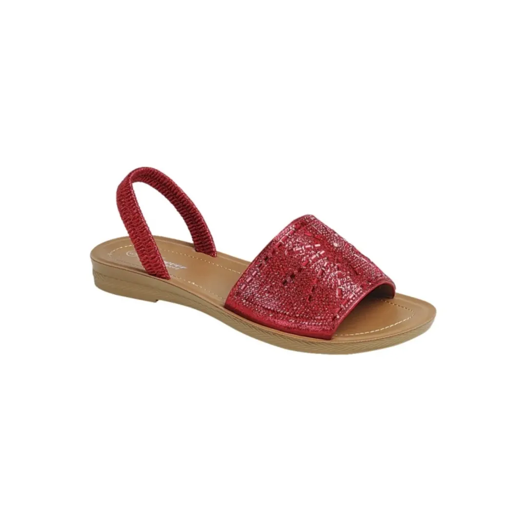 Review-69 Red | Bold Women's Sandals