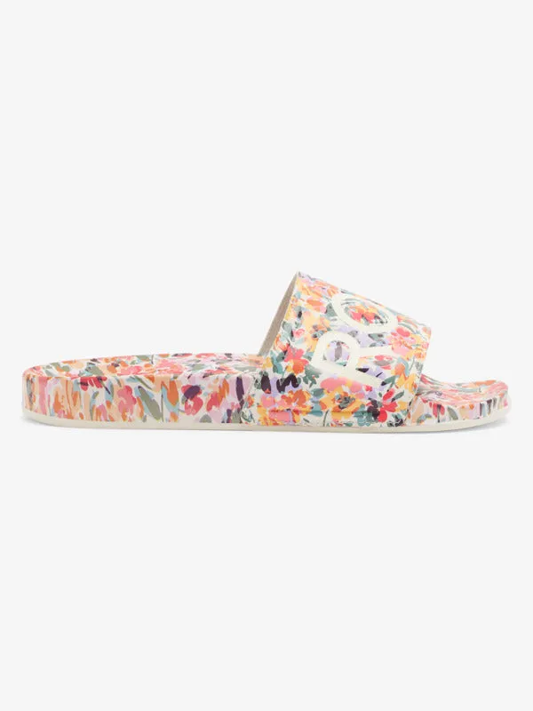 Roxy Slippy Printed Sandal-Orange