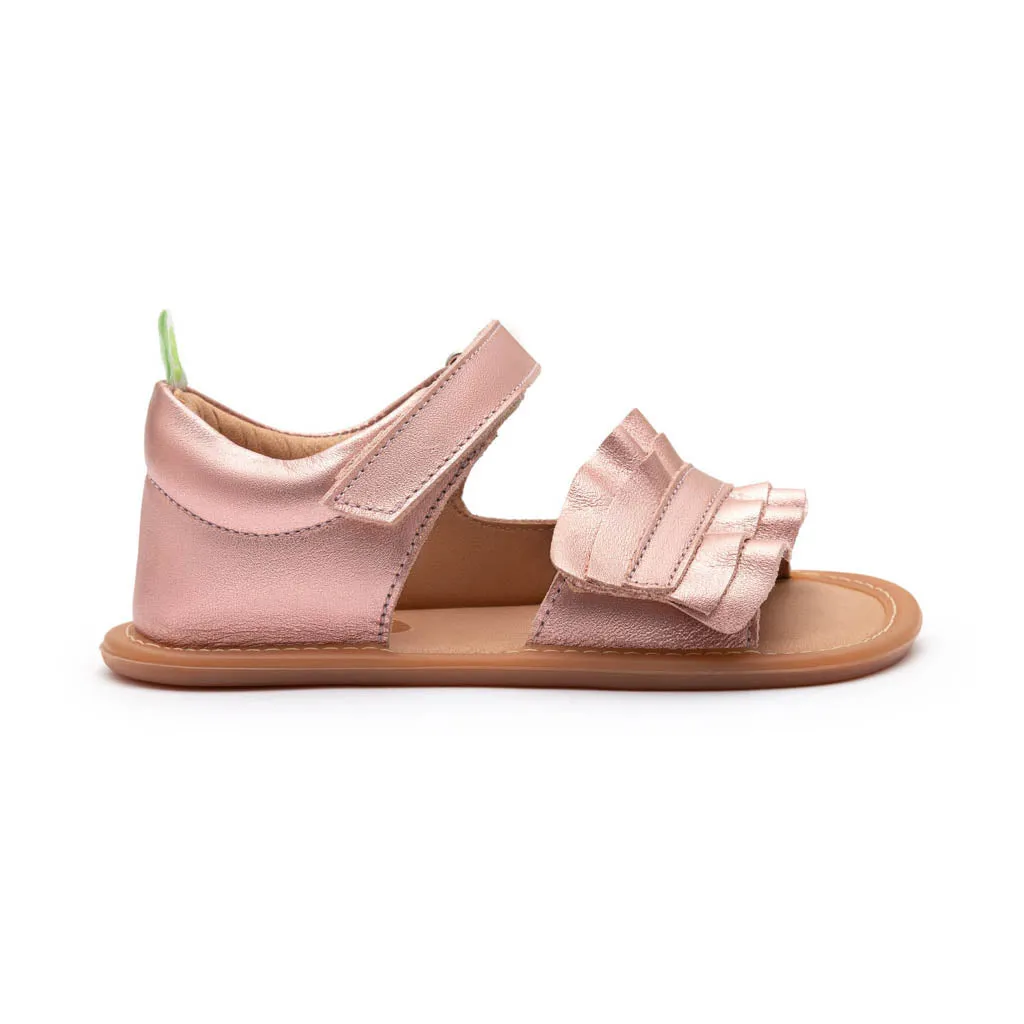 Ruffy Sandal - Rose Gold (Baby)