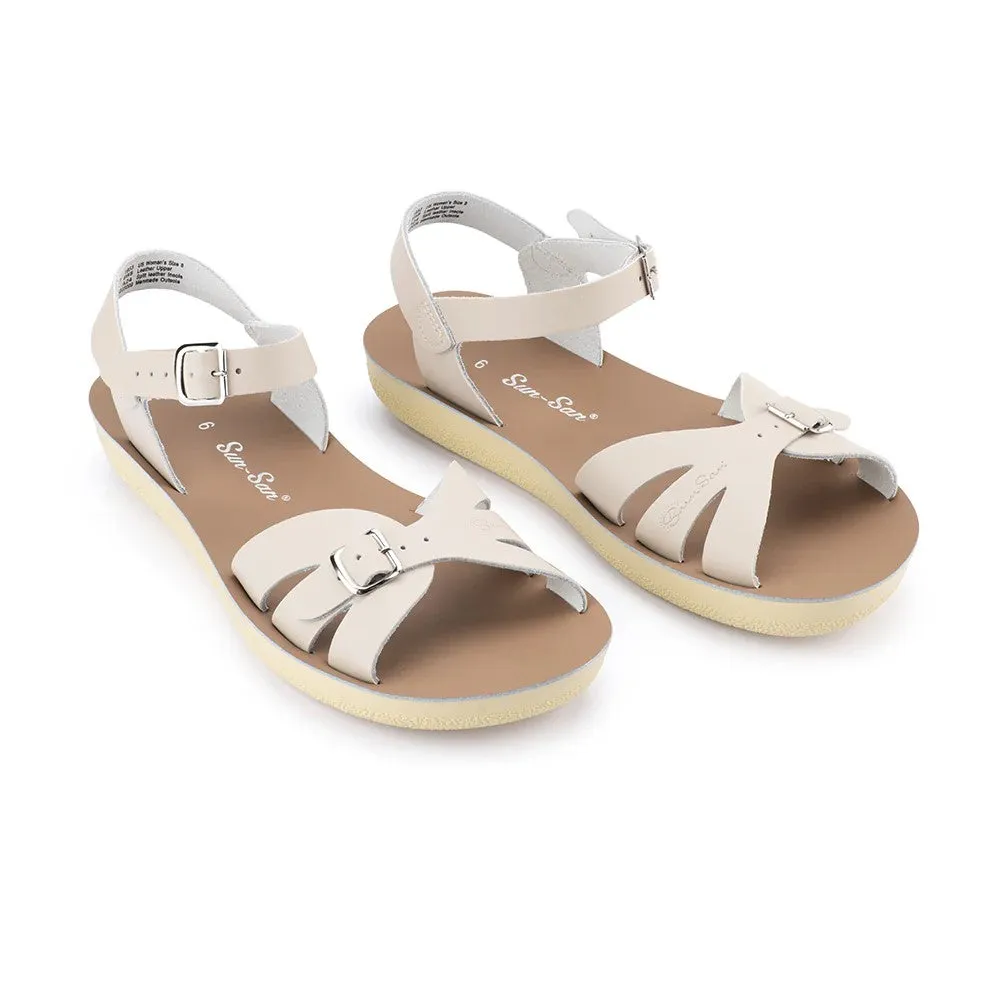 SALTWATER - ADULT BOARDWALK SANDAL: STONE