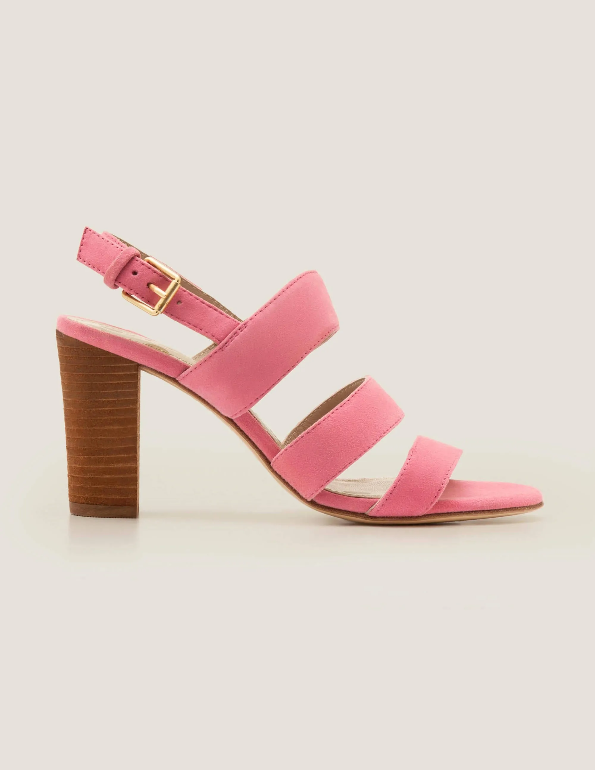 Samantha Heeled Sandals-Bright Camellia