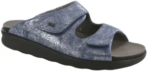 SAS Women's Cozy Slide Sandal SILVER BLUE