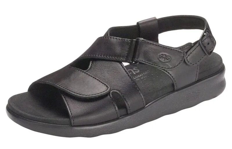 SAS Women's Huggy Sandal BLACK